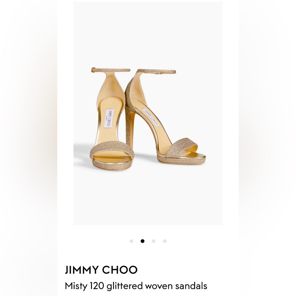 Jimmy Choo glitter shoes size 8,5
